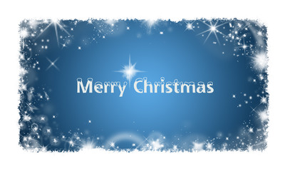Christmas background with text Merry Christmas