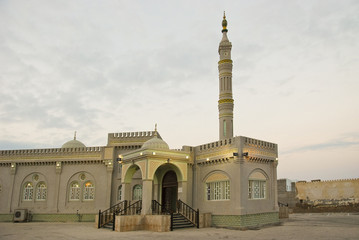 Fototapeta na wymiar Sultanate of Oman traditional architecture - mosque