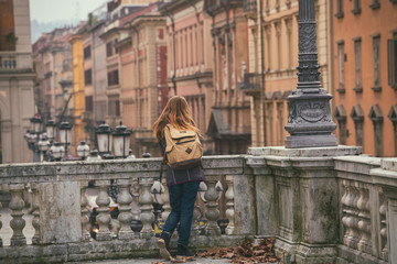 girl at the Bologna street © Sergii Mostovyi