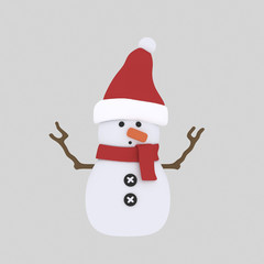 Snowman.

Custom 3d illustration contact me!