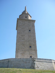 Fototapeta na wymiar Torre de Hércules, A Coruña 