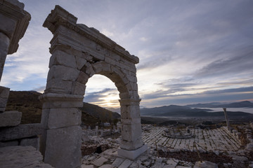 Obraz premium historical architecture of ruins in Turkey