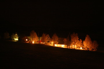 winter by night