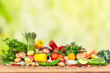 Plexiglas foto achterwand Organic vegetables © grinny