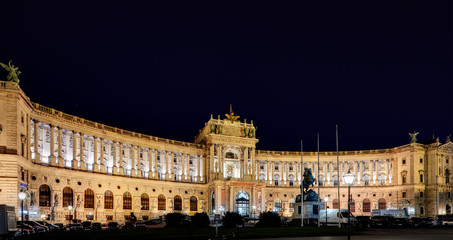 Fototapeta na wymiar VIENNA, AUSTRIA, JUNE 05, 2015: Building of the Austrian Nationa