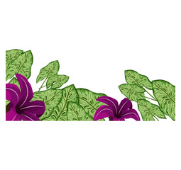 Flowers icon. Decoration garden floral nature plant and spring theme. Isolated design. Vector illustration