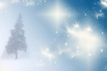 snowy winter landscape