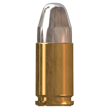 messingfarbene pistolenkugel brass colored pistol bullet