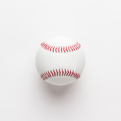 baseball ball on white background. not isolated