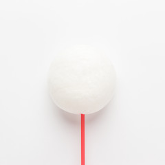 cotton candy on the white background. not isolated