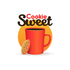 Cookie sweet logo, label