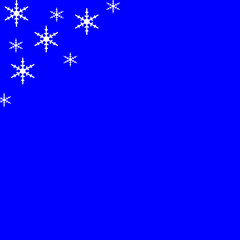 Fototapeta na wymiar Blue Holiday Background with White Stars
