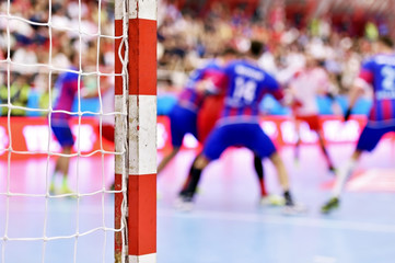 Handball match scene