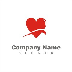 Happy and Love logo template 
