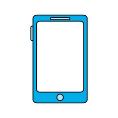 Smartphone icon. Device gadget technology and electronic theme. Isolated design. Vector illustration