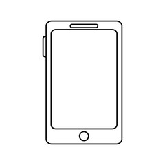 Smartphone icon. Device gadget technology and electronic theme. Isolated design. Vector illustration