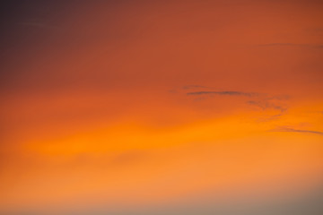 Sunset sky and cloud, Colorful sky in twilight time