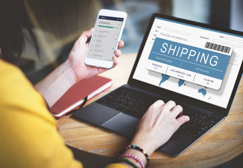 Logistics Delivery Cargo Freight Shipment Concept