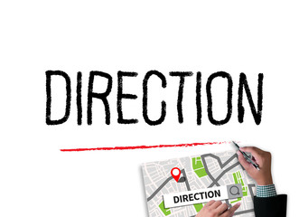 DIRECTION City Map Destination Way Route  City Map Destination R
