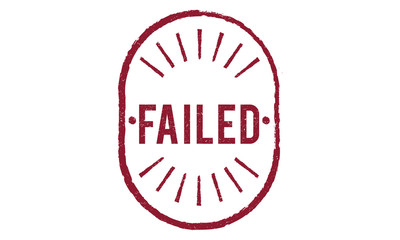 Failed Fiasco Loss Unsuccessful Graphic Concept