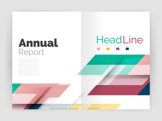 Set of business straight lines abstract backgrounds