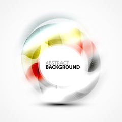 Shiny blurred cicrle template