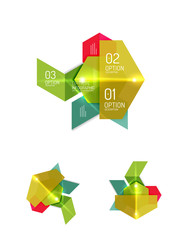 Paper infographic elements