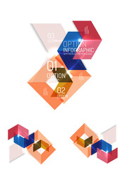 Paper infographic elements