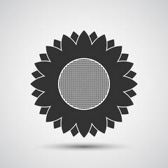 Sunflower icon - Vector