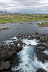 Þingvellir, rivière Öxará, en Islande