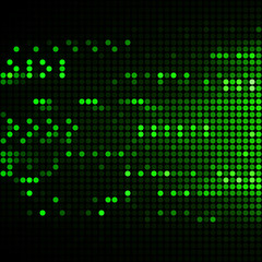 Abstract green background,Technology background - Vector