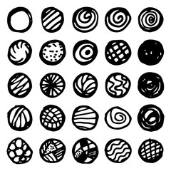 Set Of Hand Drawn Doodle Borders.