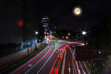 Moon Lights City Lights