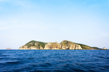 Fototapeta na wymiar Sri Buat Island at Johor, Malaysia