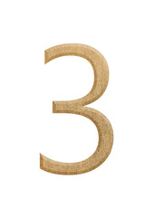 Naklejka premium Letter Alphabet and numbers in foil gold metal alloy rough text