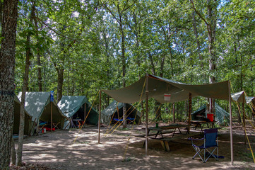 Camp Site with Dining Fly