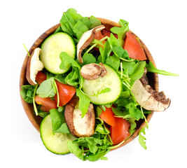 Fresh arugula salad