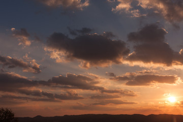 Sunset over Quiet Town