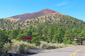 Sunset Crater volcano cinder cone near Flagstaff, Arizona © sbgoodwin