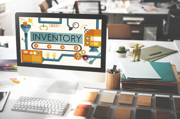 Inventory Stock Manufacturing Assets Goods Concept