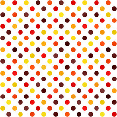 Polka dot pattern. Vector seamless dot background