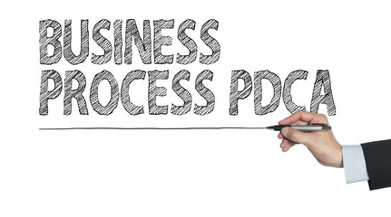 process PDCA written by hand