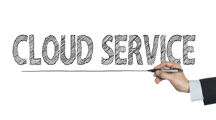 cloud service written by hand
