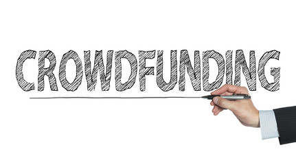 crowd funding written by hand
