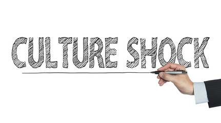 culture shock written by hand