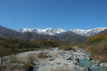 白馬　　白馬大橋付近より