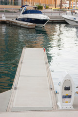 Fototapeta premium pier for boats and yachts