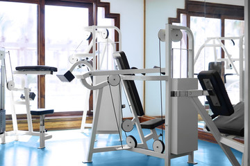 Fitness club interior