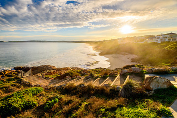 Beautiful sunset view at Port Elliot, South Australia