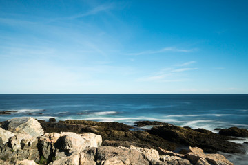 rocky coastline in Acadia National Park in Maine